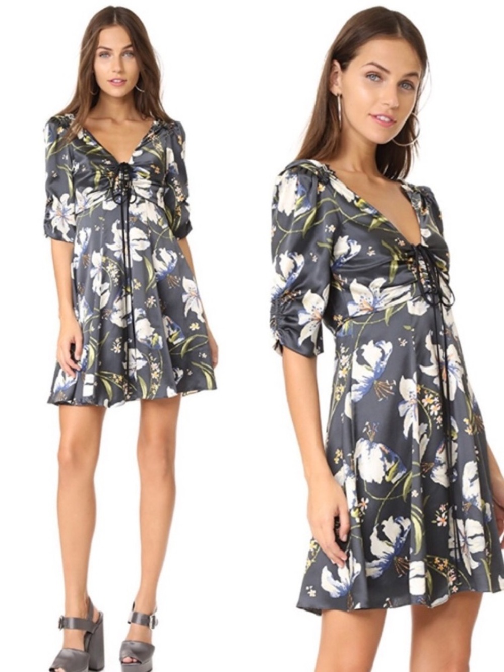 Cinq A Sept Anders Silk Floral Lily Versatile Feminine Party Romantic Fairy 2